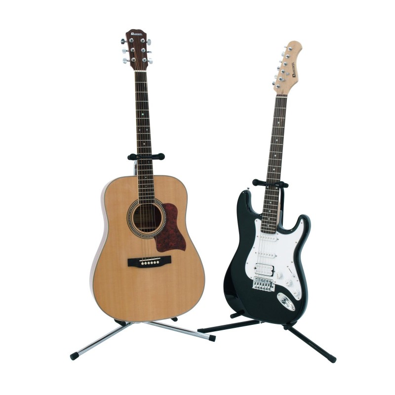 DIMAVERY Guitar Stand black, ECO - 4