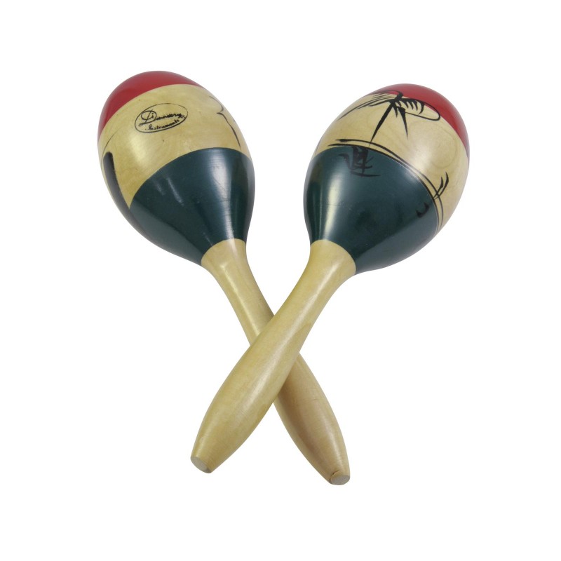 DIMAVERY Maracas Jamaika, wood 2x - 2