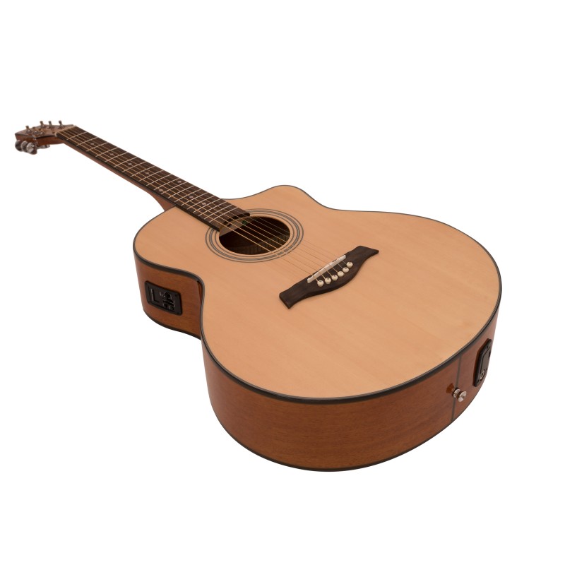DIMAVERY STW-50 Western Guitar,natur - 3