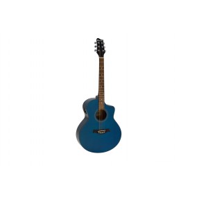 DIMAVERY STW-50 Western Guitar,blau - 1