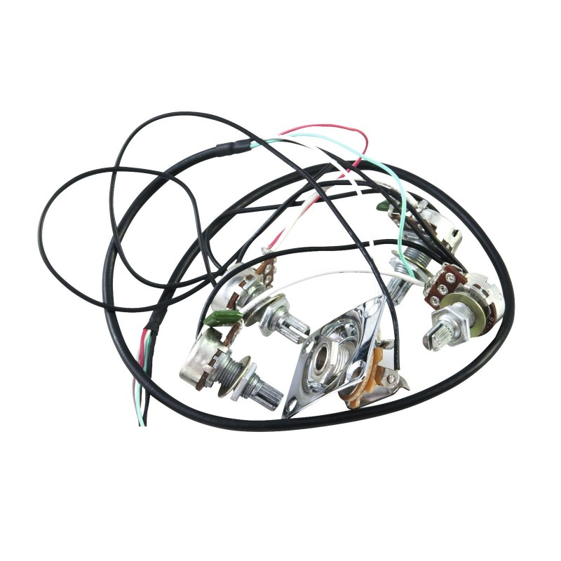 DIMAVERY LP poti set incl. 4x poti/socket - 1