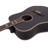 DIMAVERY STW-40 Western guitar, black - 4