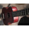 DIMAVERY UK-100 Soprano ukulele, flamed red - 5