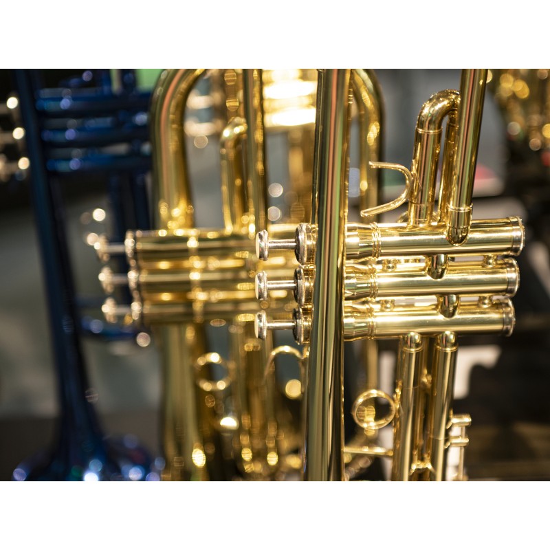 DIMAVERY TP-20 Bb Trumpet, gold - 5