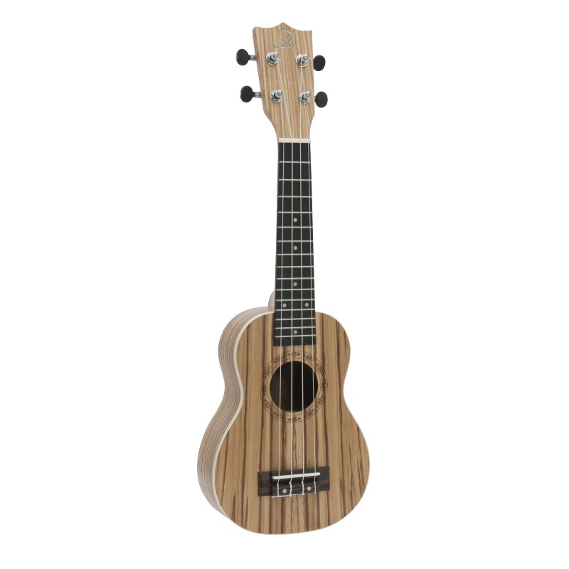 DIMAVERY UK-400 Ukulele soprano "Zebrawood" - 1