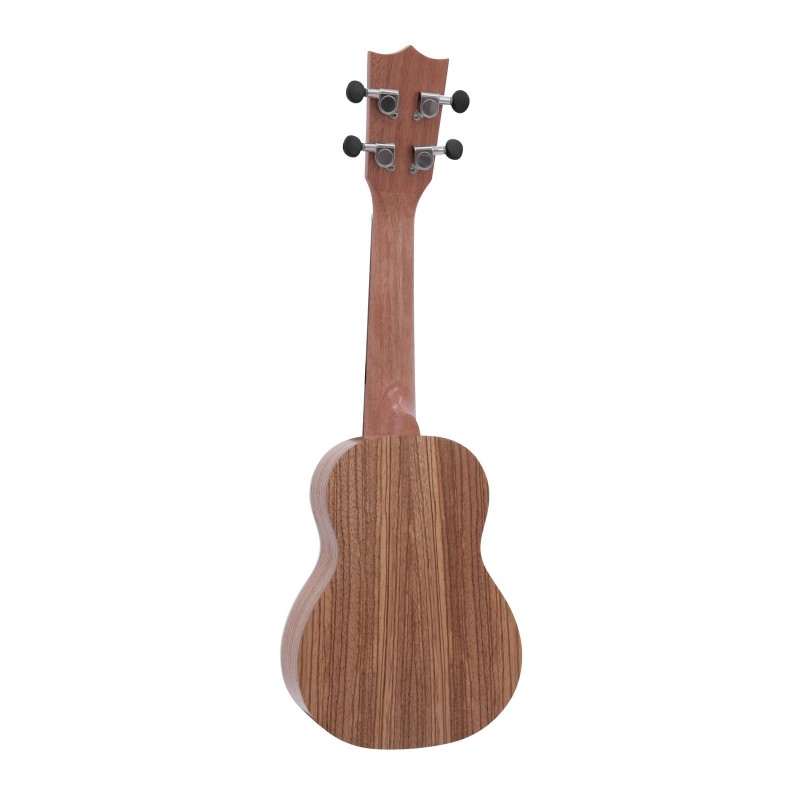 DIMAVERY UK-400 Ukulele soprano "Zebrawood" - 4