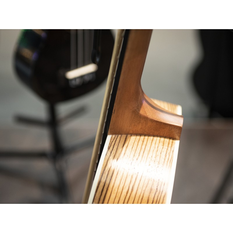 DIMAVERY UK-400 Ukulele soprano "Zebrawood" - 5