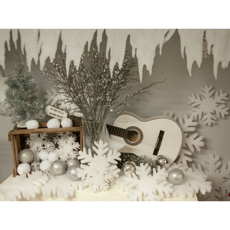 DIMAVERY AW-303 Western guitar white - 4