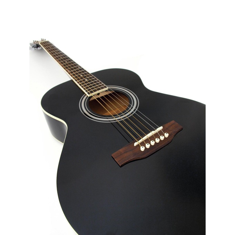 DIMAVERY AW-303 Western guitar black - 3