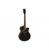 DIMAVERY AW-400 Western guitar, black - 1