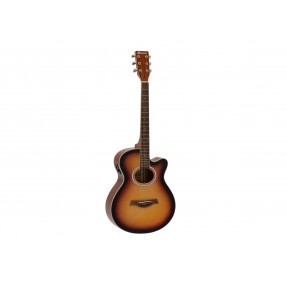 DIMAVERY AW-400 Western guitar, sunburst - 1