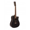 DIMAVERY DR-612 Western guitar 12-string, black - 1
