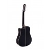 DIMAVERY DR-612 Western guitar 12-string, black - 2