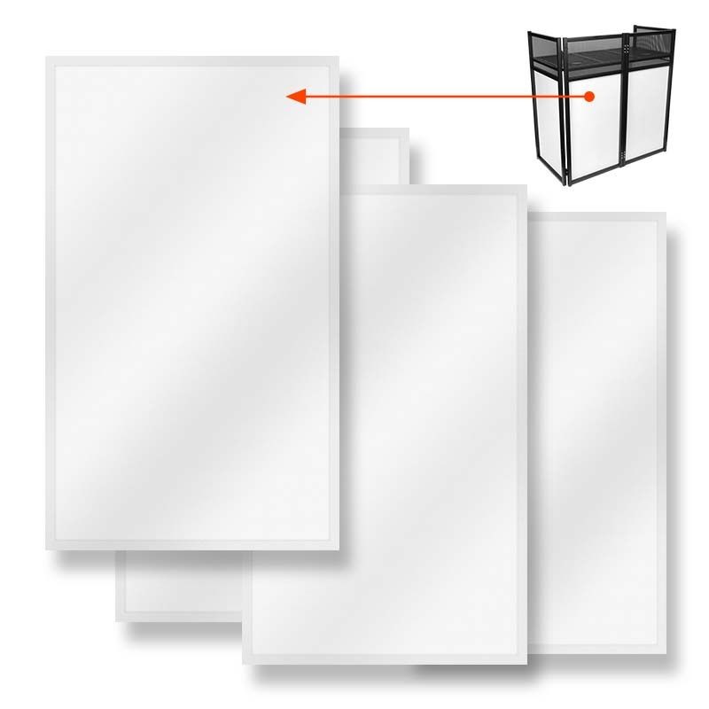 STAND4ME DJ PARAWAN XL stół ekran BK/WH DJ SCREEN - 6