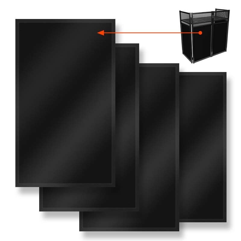 STAND4ME DJ PARAWAN XL stół ekran BK/WH DJ SCREEN - 8