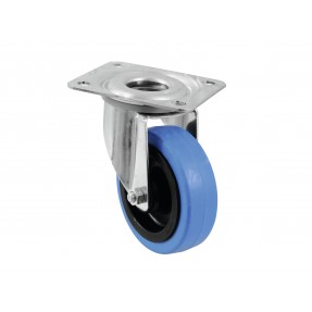 ROADINGER Swivel Castor 100mm BLUE WHEEL light blue - 1