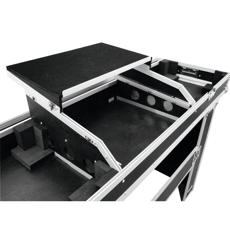 ROADINGER Console Road Table 2xTT with Laptop Tray - 5