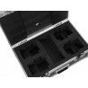 ROADINGER Flightcase 4x AKKU Dot 1 RGB/WW QuickDMX - 4