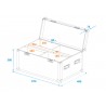 ROADINGER Flightcase 4x LED IP PAR 12x8W QCL/12x9 SQL Spot - 5