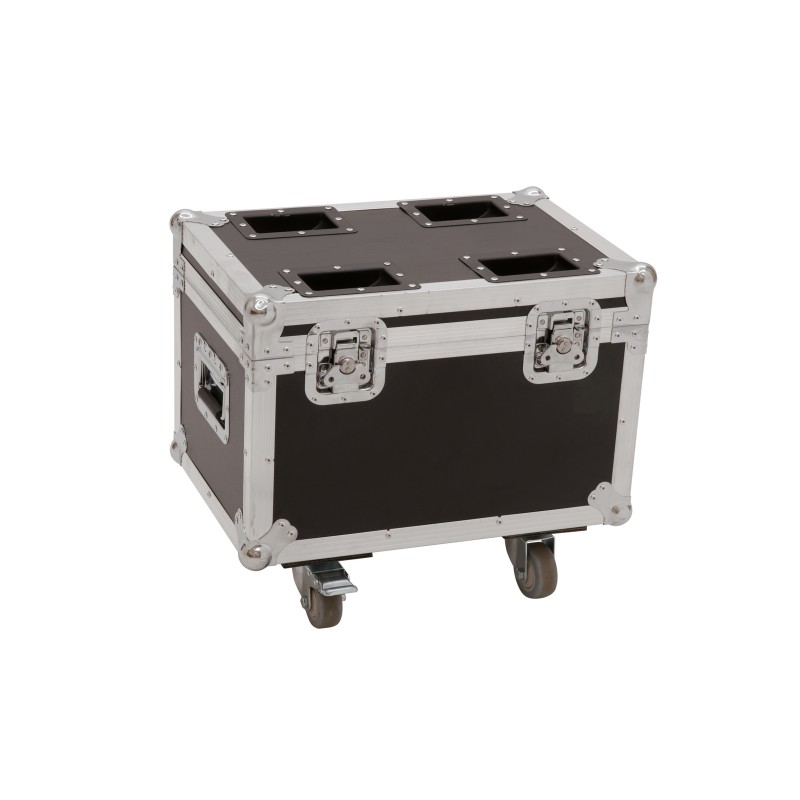 ROADINGER Flightcase 4x LED TMH-13/17/S30/W36 - 2