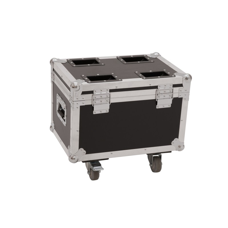 ROADINGER Flightcase 4x LED TMH-13/17/S30/W36 - 3
