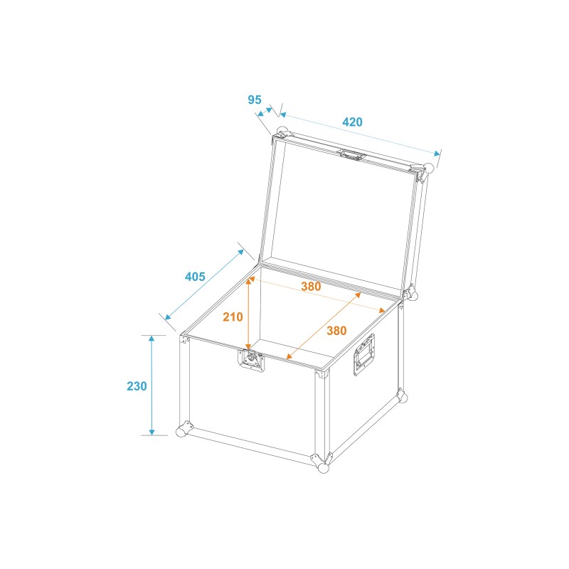 ROADINGER Universal Transport Case 40x40x30cm - 5