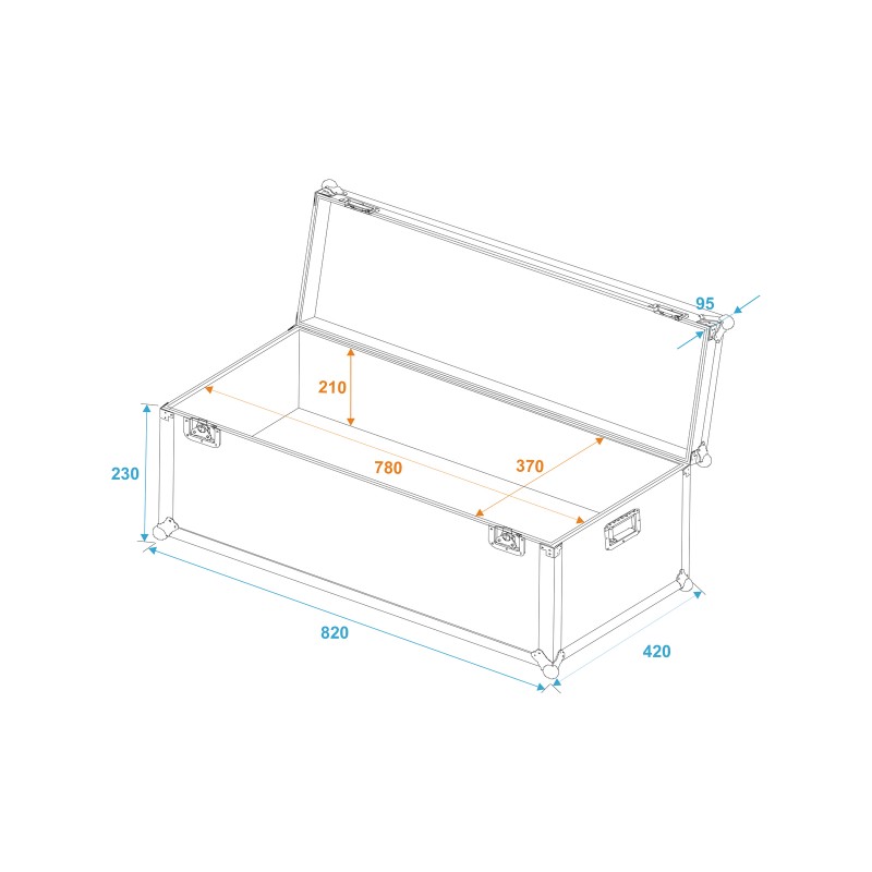 ROADINGER Universal Transport Case 80x40x30cm - 5