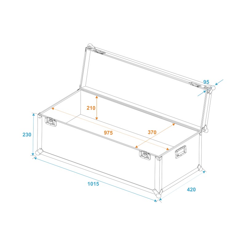 ROADINGER Universal Transport Case 100x40x30cm - 5