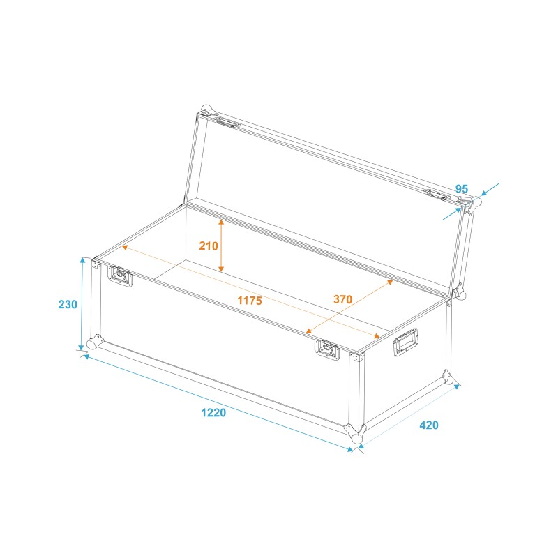 ROADINGER Universal Transport Case 120x40x30cm - 5
