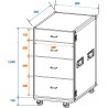 ROADINGER Universal Drawer Case ODS-1 with wheels - 2