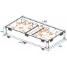 ROADINGER Flightcase 2x CLA-115 - 2