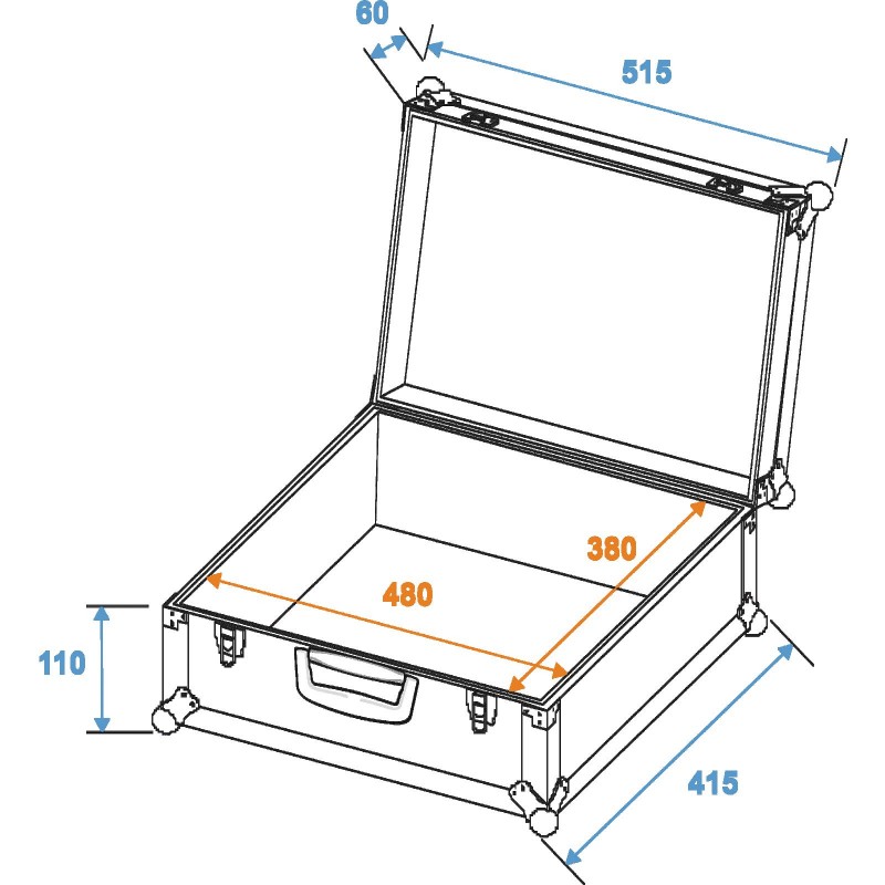 ROADINGER Universal Case FOAM GR-1 black, big - 2