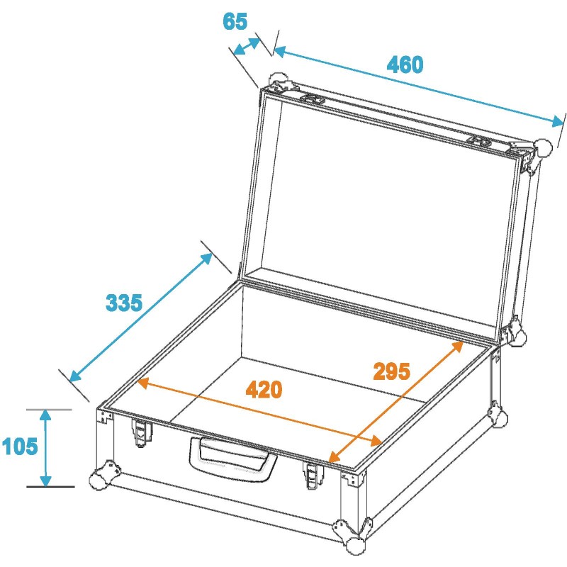 ROADINGER Universal Case FOAM, alu - 2
