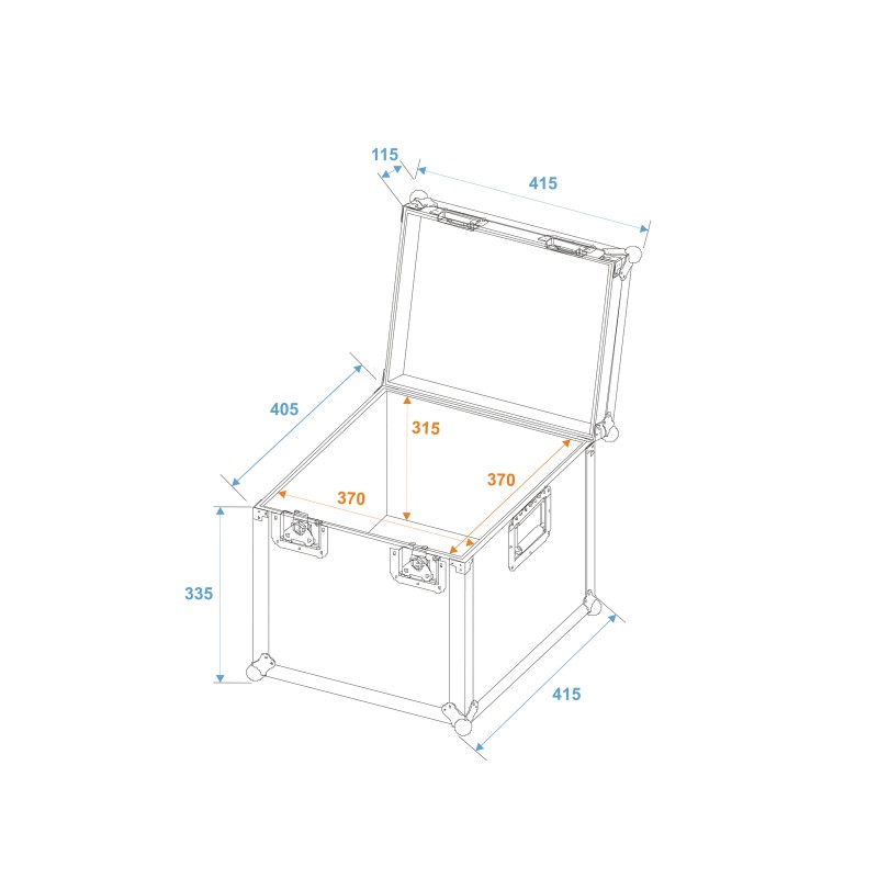 ROADINGER Universal Transport Case heavy 40x40cm - 2