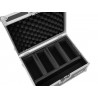 ROADINGER Flightcase EC-4AC 4x AKKU Flat Light Series - 4