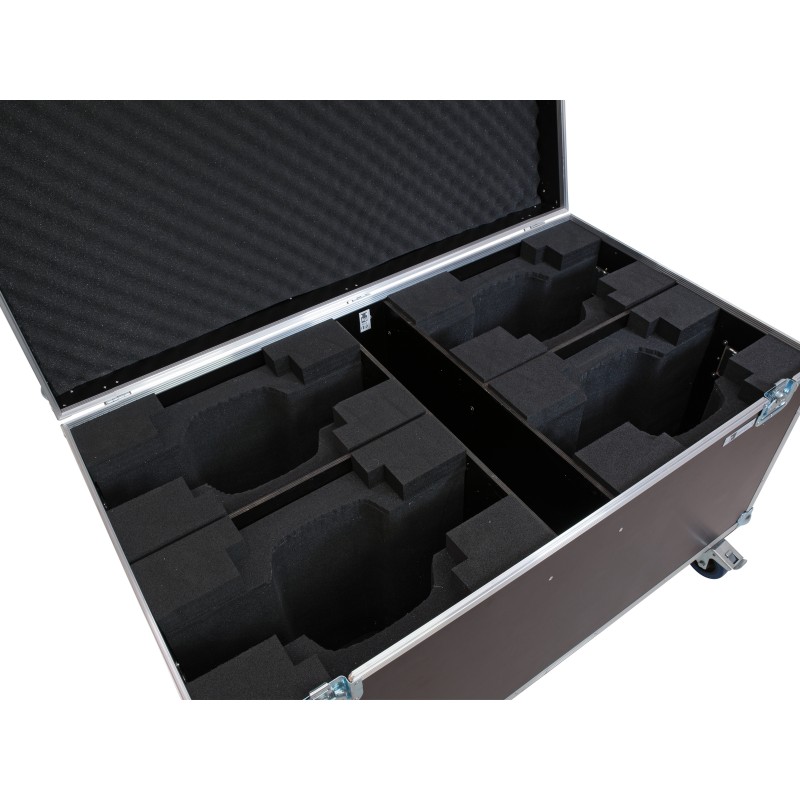 ROADINGER Flightcase 4x LED TMH-X10 - 4