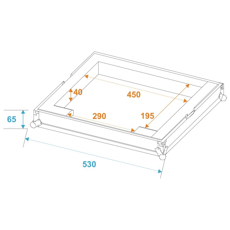 ROADINGER Flightcase DMX Move Bigfoot - 5