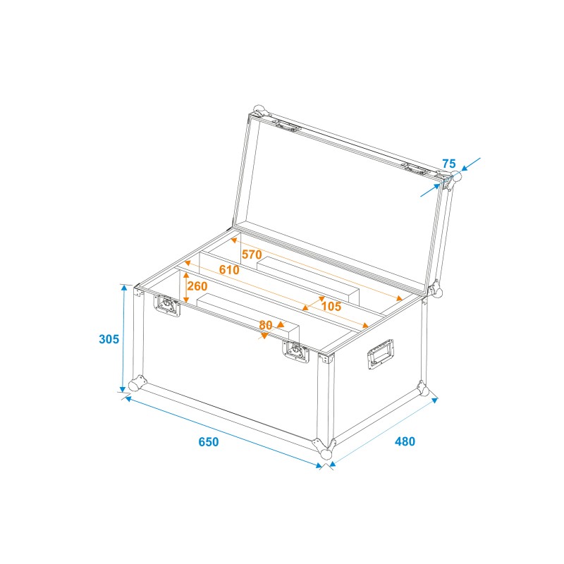 ROADINGER Flightcase 2x LED PLL-360 - 5