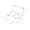ROADINGER Flightcase 2x LED THA-150F Theater-Spot - 5