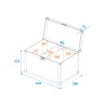ROADINGER Flightcase 2 x LED CBB-2 COB Bar - 5