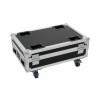 ROADINGER Flightcase 4x AKKU BAR-6 Glow QCL Flex QuickDMX with charging function - 2