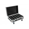 ROADINGER Flightcase 4x AKKU BAR-6 Glow QCL Flex QuickDMX with charging function - 3