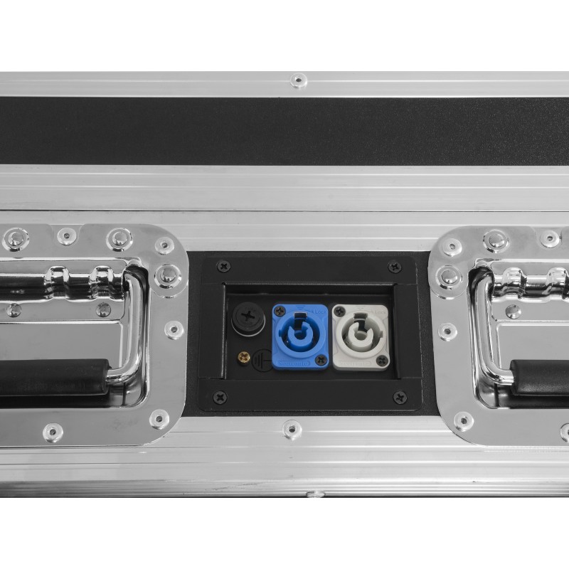ROADINGER Flightcase 4x AKKU BAR-6 Glow QCL Flex QuickDMX with charging function - 5