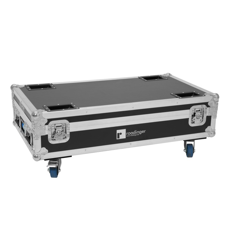 ROADINGER Flightcase 4x AKKU BAR-6 QCL with charging function - 3