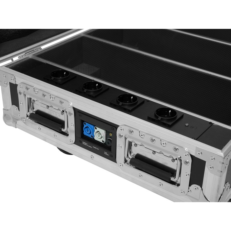 ROADINGER Flightcase 4x AKKU BAR-6 QCL with charging function - 5