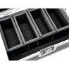 ROADINGER Flightcase 4x AKKU Flat Light Series - 4