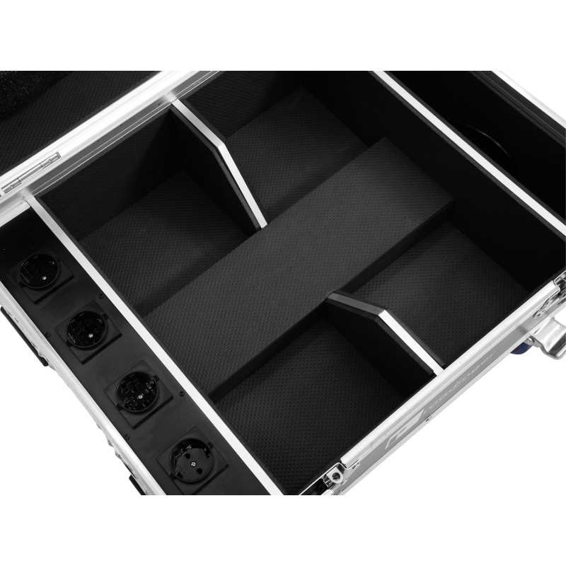 ROADINGER Flightcase 4x AKKU IP UP-4 QuickDMX with charging function - 5