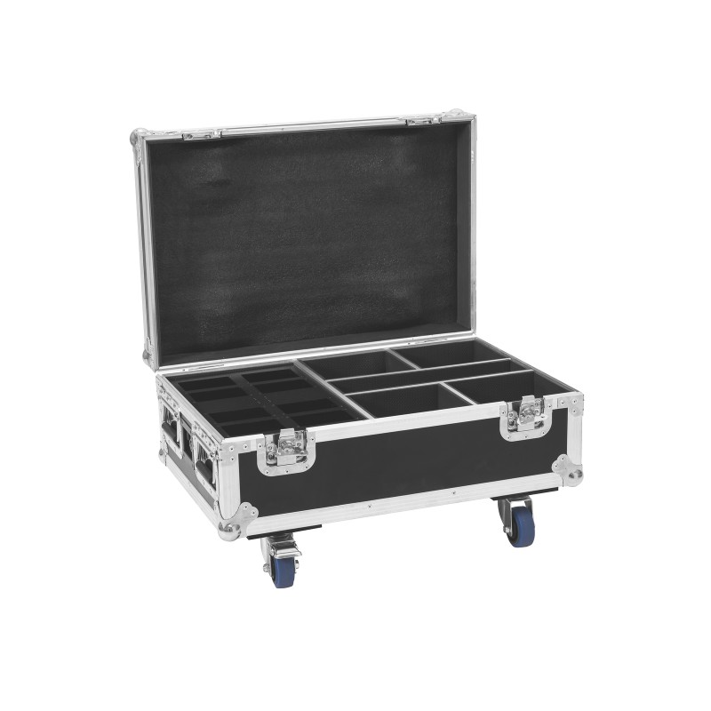 ROADINGER Flightcase 4x AKKU IP UP-4 Plus HCL Spot WDMX with Charging Function - 1