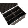 ROADINGER Flightcase 4x LED 4/7C-12 Silent Slim Spot - 4