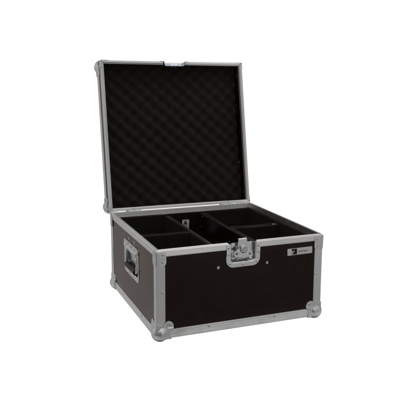 ROADINGER Flightcase 4x LED IP PAR 3x8W QCL/3x9W SCL - 1
